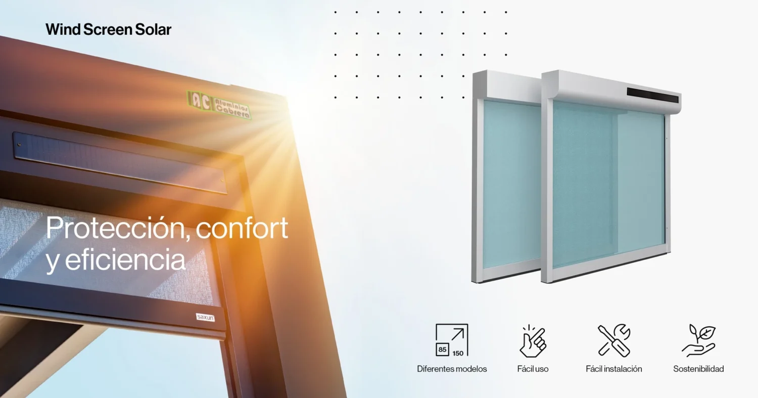 Wind Screen placa solar