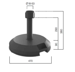 base-redonda-antracita-M