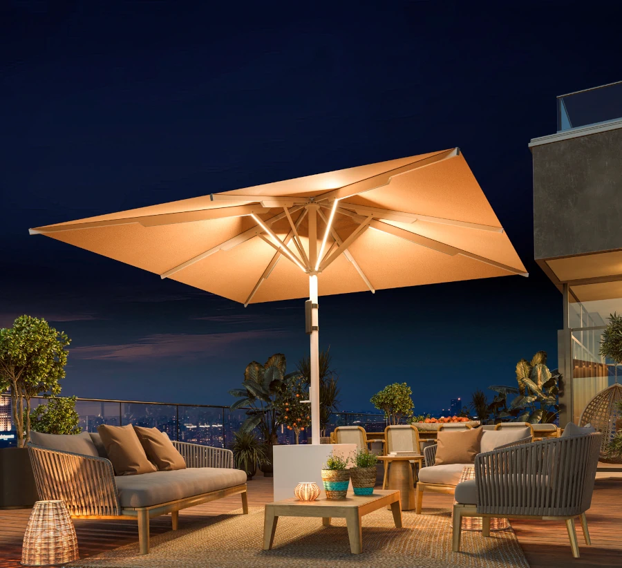 iluminiación-led-toldo-parasol