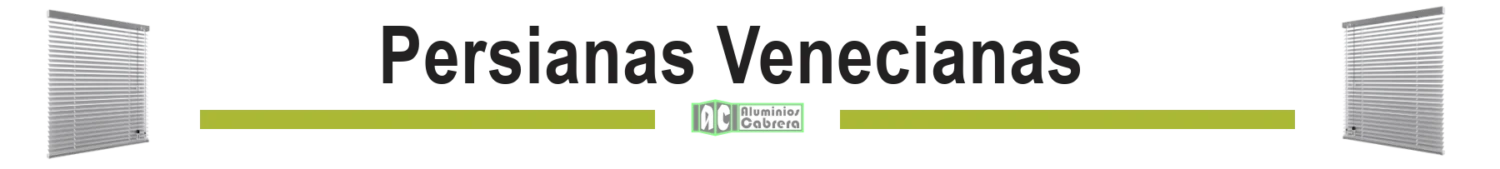 Persianas Venecianas